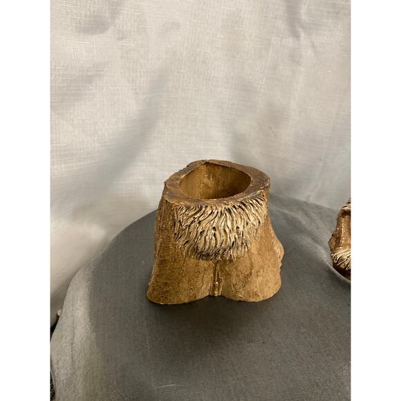 Carved Tree Spirit Old Man Wizard Faux Wood Figure and Stash Box 10 in tall  EUC - Picture 13 of 16